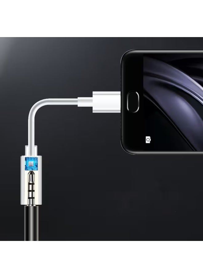Arabash USB Type C to 3.5mm Audio Adapter, USB C to Aux Audio Dongle Cable Cord, USB Type C to 3.5mm Female Headphone Jack Adapter for Pixel 4 3 2 XL S20+ Note 20 S9 Plus iPad Pro - Image 3